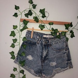 forever 21 denim shorts